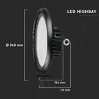 150W Oprawa Highbay LED ( Zasilacz MEANWELL ) / Chip SAMSUNG / Barwa:4000K / Kąt 120' / 5 Lat gwarancji