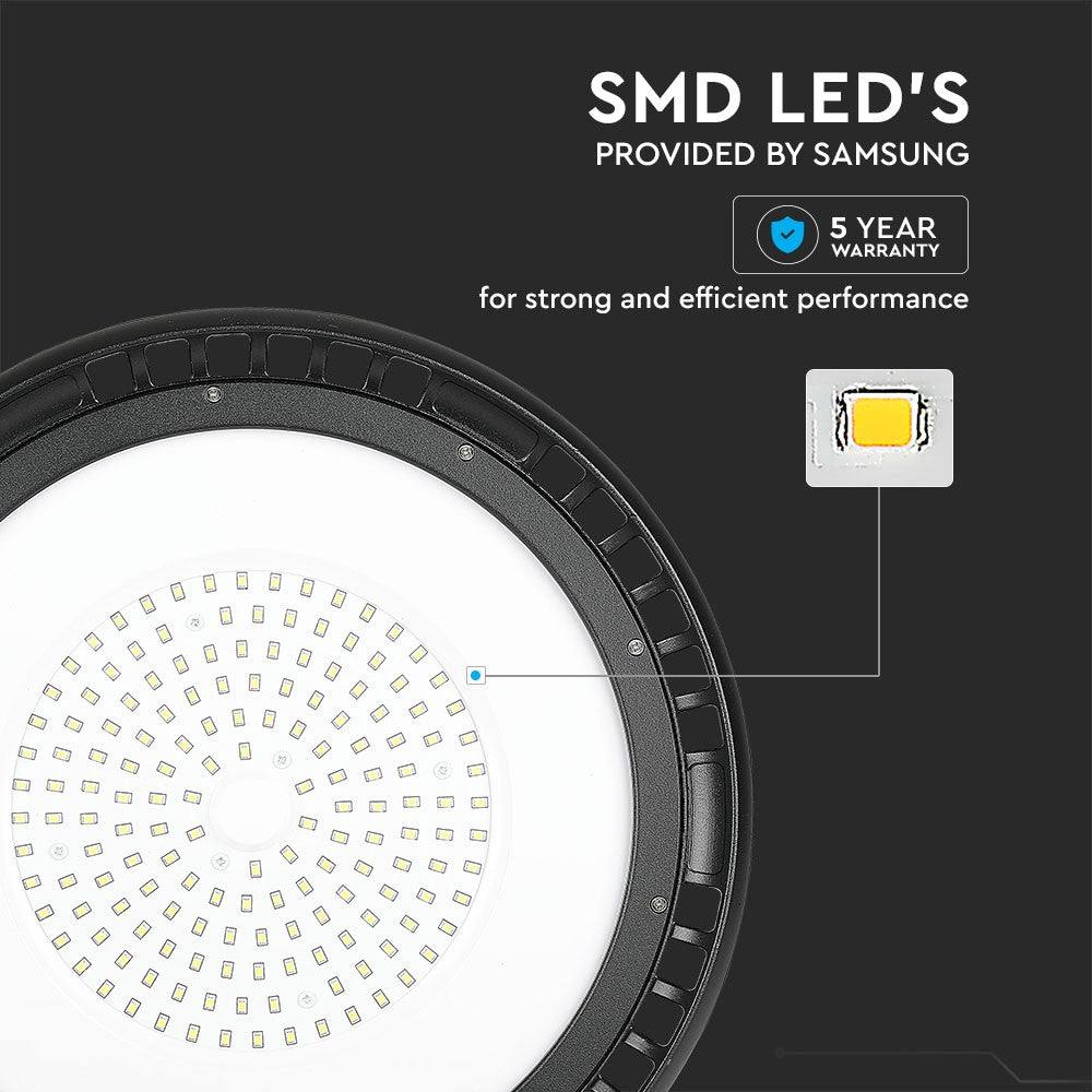 150W Oprawa Highbay LED ( Zasilacz MEANWELL ) / Chip SAMSUNG / Barwa:4000K / Kąt 120' / 5 Lat gwarancji