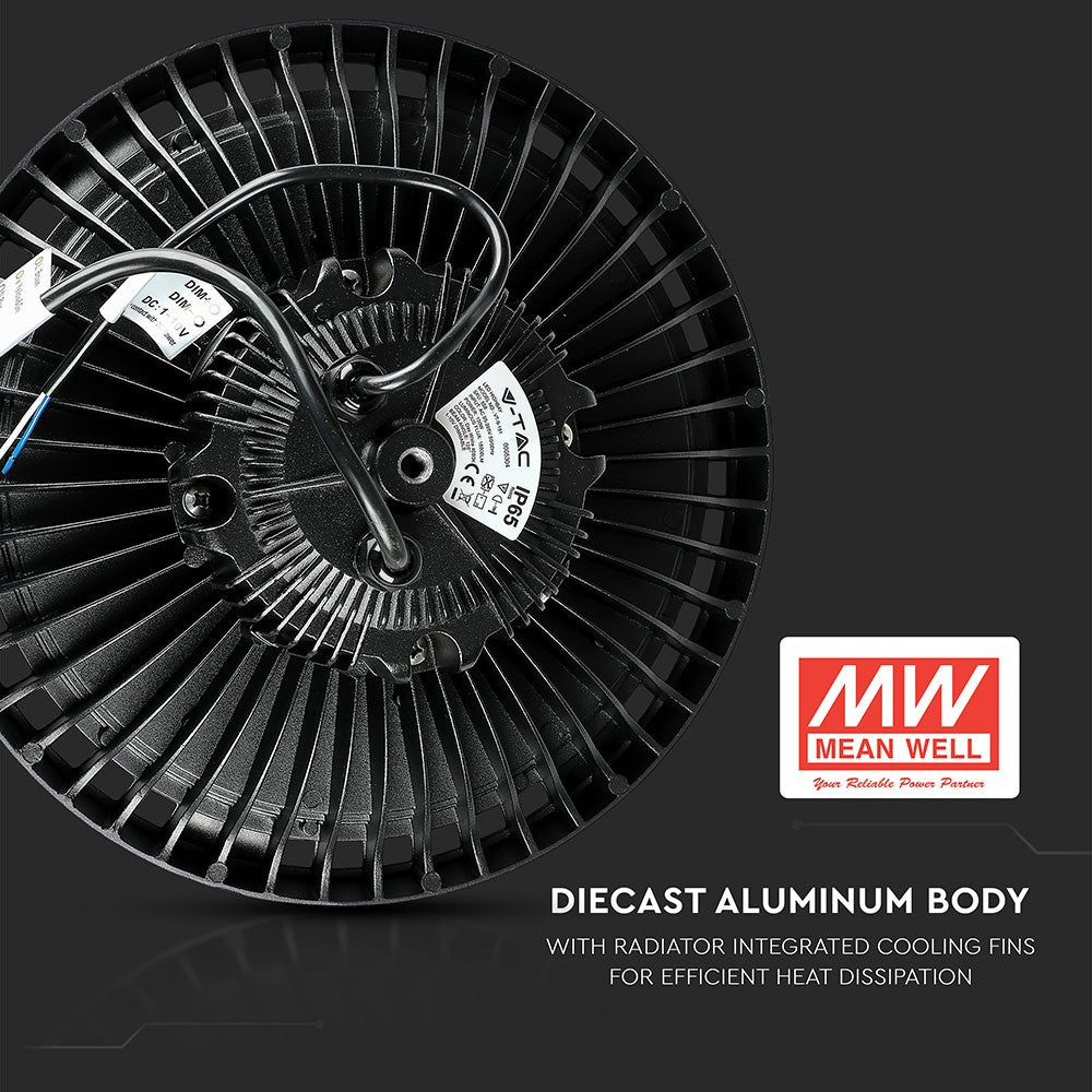 150W Oprawa Highbay LED ( Zasilacz MEANWELL ) / Chip SAMSUNG / Barwa:6400K / Kąt 120' / 5 Lat gwarancji