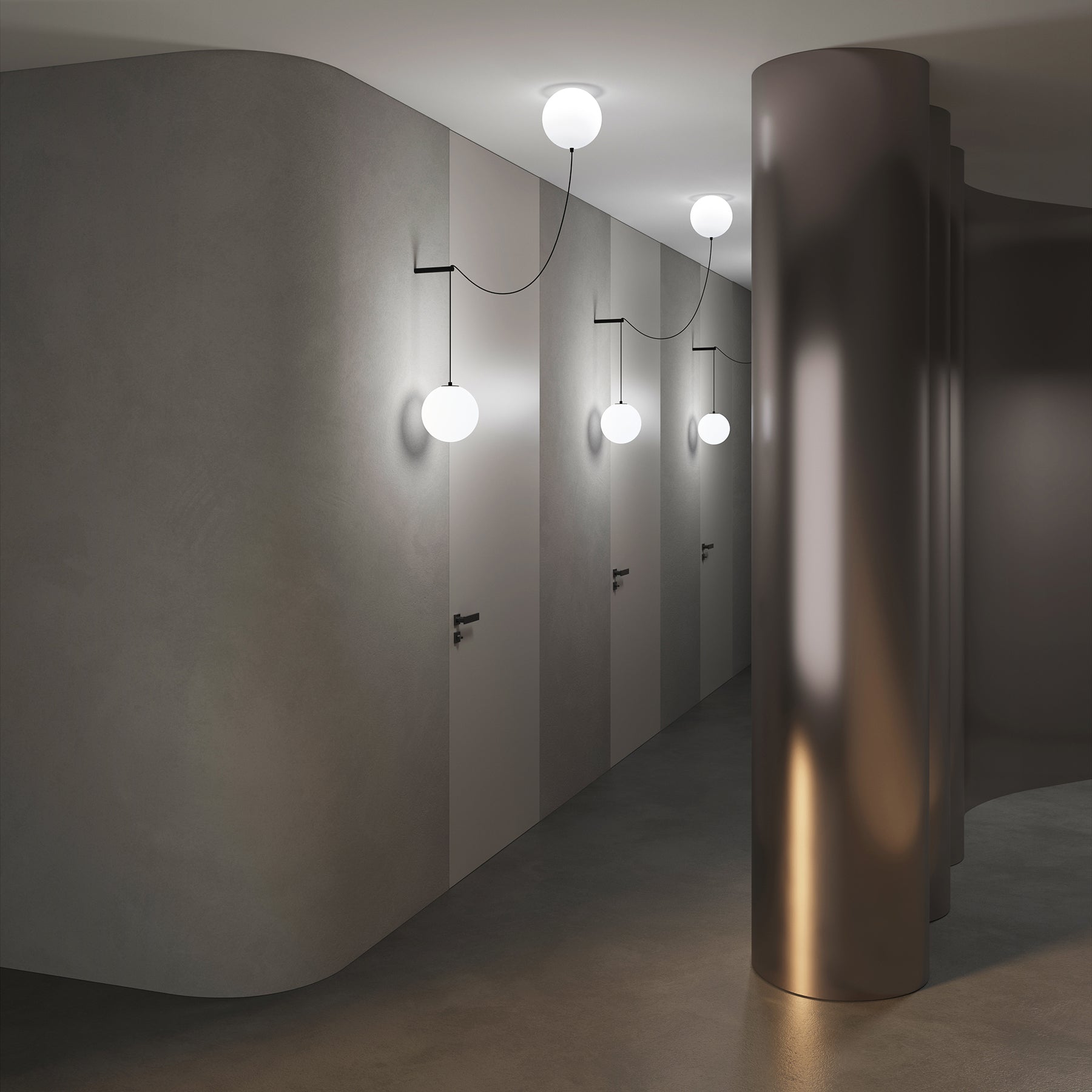 Maytoni Lampa wisząca Twins - Metal - Czarny MOD427PL-L20B3K1