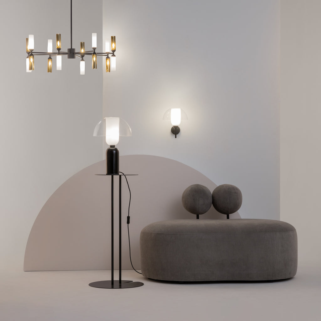 Maytoni Lampa stołowa Memory - Metal + ceramika - Czarny MOD177TL-01B