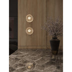 Maxlight Kinkiet Lipari - Aluminium + akryl - Złoty szczotkowany W0358