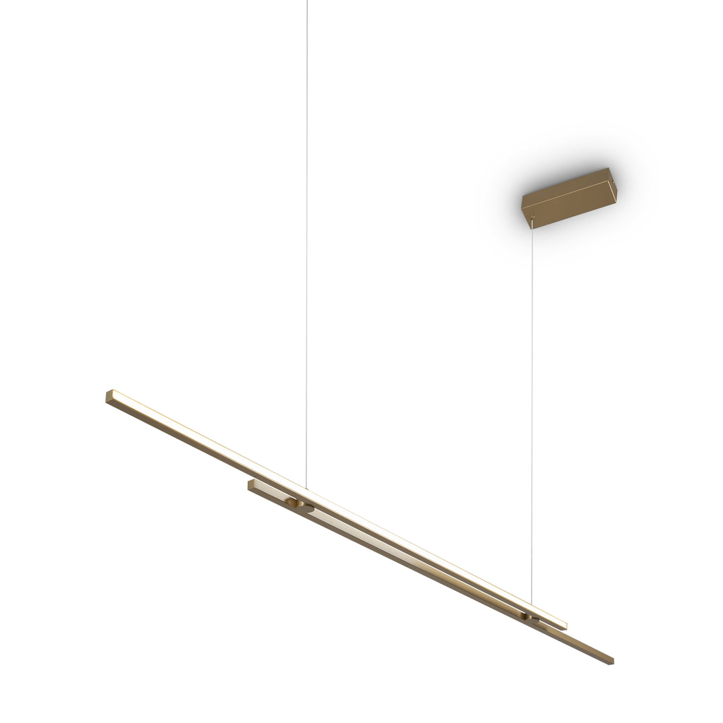 Maytoni Lampa wisząca Halo - Aluminium - Mosiądz MOD005PL-L48BSK