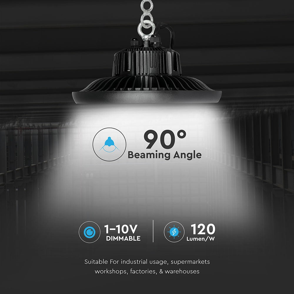 150W Oprawa Highbay LED ( Zasilacz MEANWELL ) / Chip SAMSUNG / Barwa:4000K / Kąt 90' / 5 Lat gwarancji