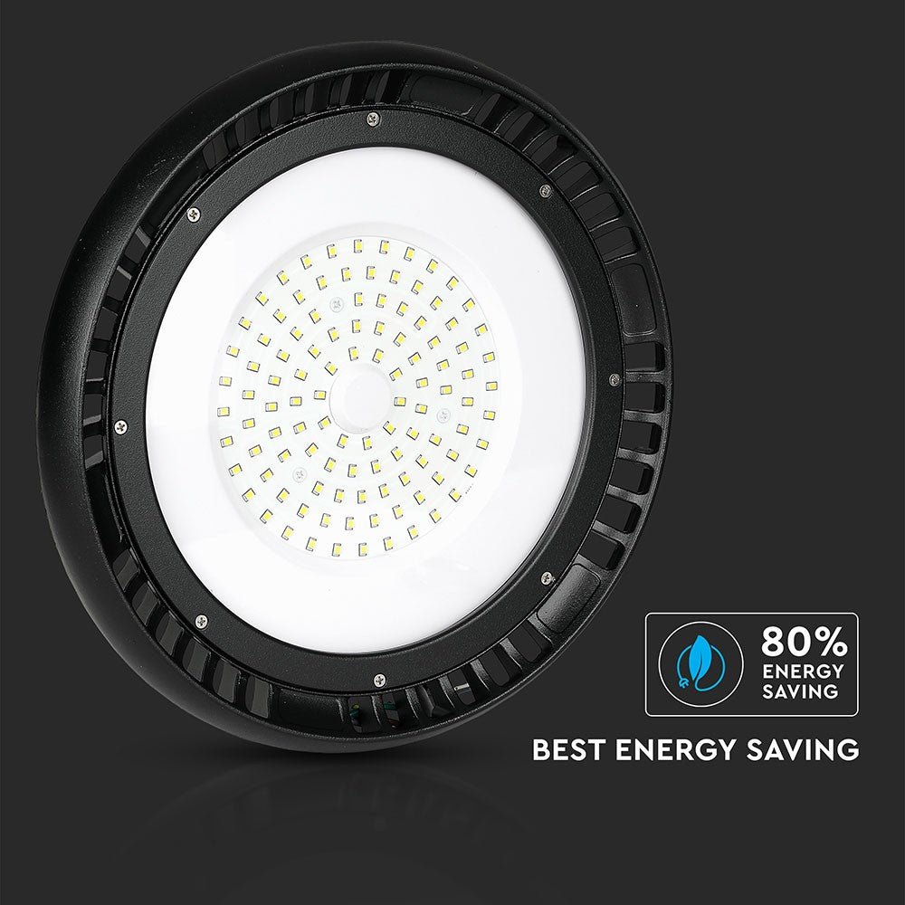 100W Oprawa Highbay LED ( Zasilacz MEANWELL ) / Chip SAMSUNG / Barwa:6400K / Kąt 120' / 5 Lat gwarancji