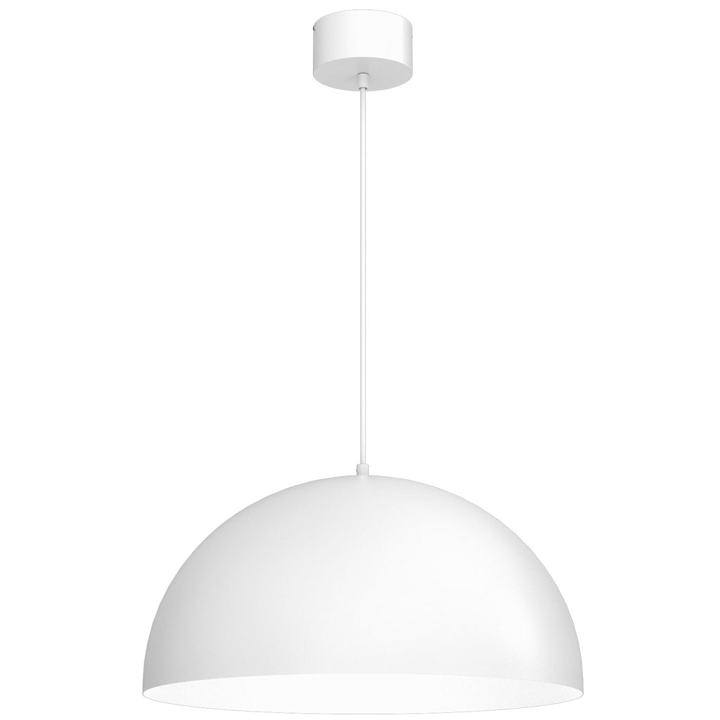 żyrandol Single white 1xE27