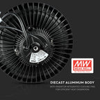 100W Oprawa Highbay LED ( Zasilacz MEANWELL ) / Chip SAMSUNG / Barwa:4000K / Kąt 90' / 5 Lat gwarancji