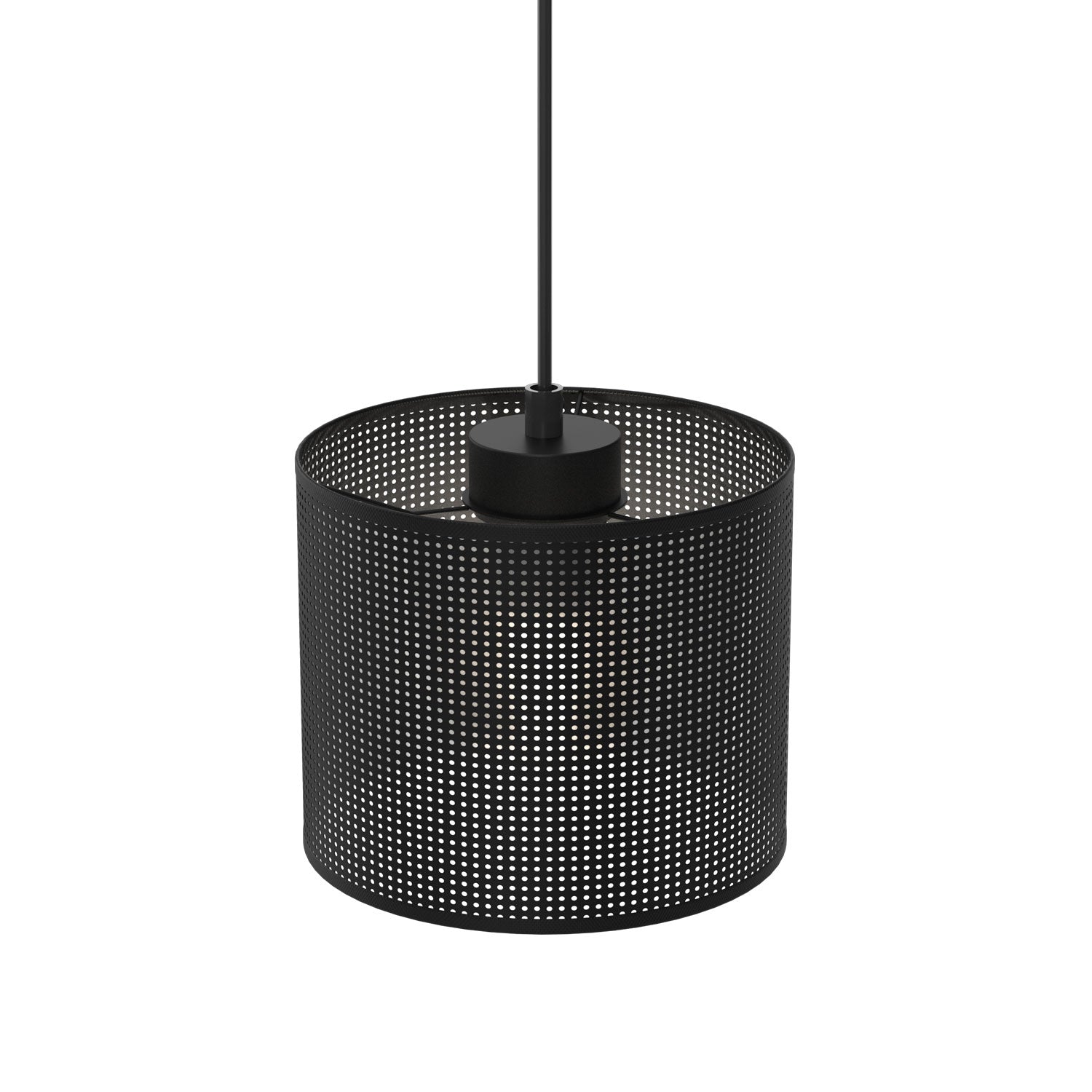 żyrandol Loft shade black, cylinder shade dia 180, h 150 black 1xE27