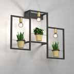 kinket Flores black 3xE27