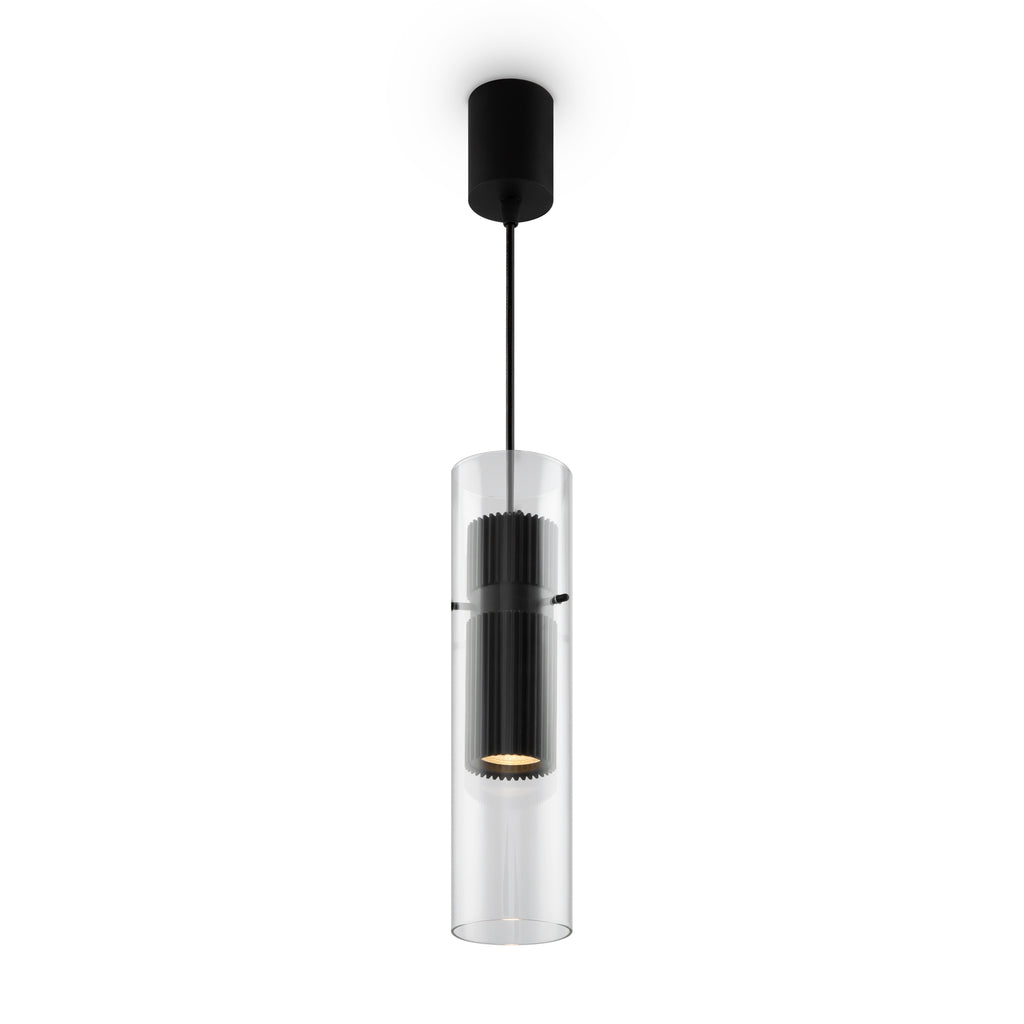 Maytoni Lampa wisząca Dynamics - Aluminium - Czarny MOD326PL-01B