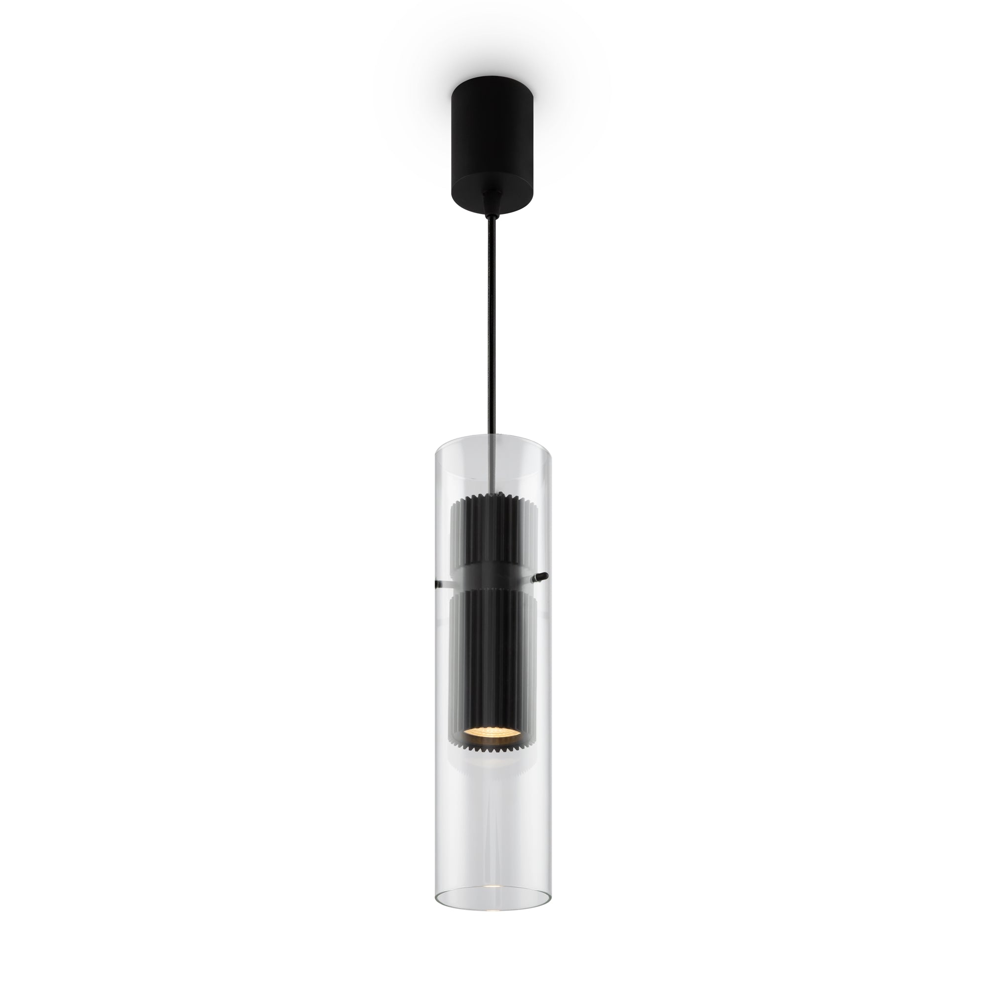Maytoni Lampa wisząca Dynamics - Aluminium - Czarny MOD326PL-01B