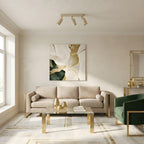 spot Shift beige/gold 3xGU10