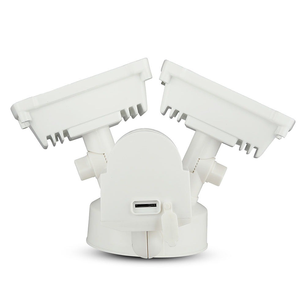 18W Naświetlacz LED SMD z czujnikiem ruchu i kamerą / Wifi / Barwa:6000K / Obudowa: Biała