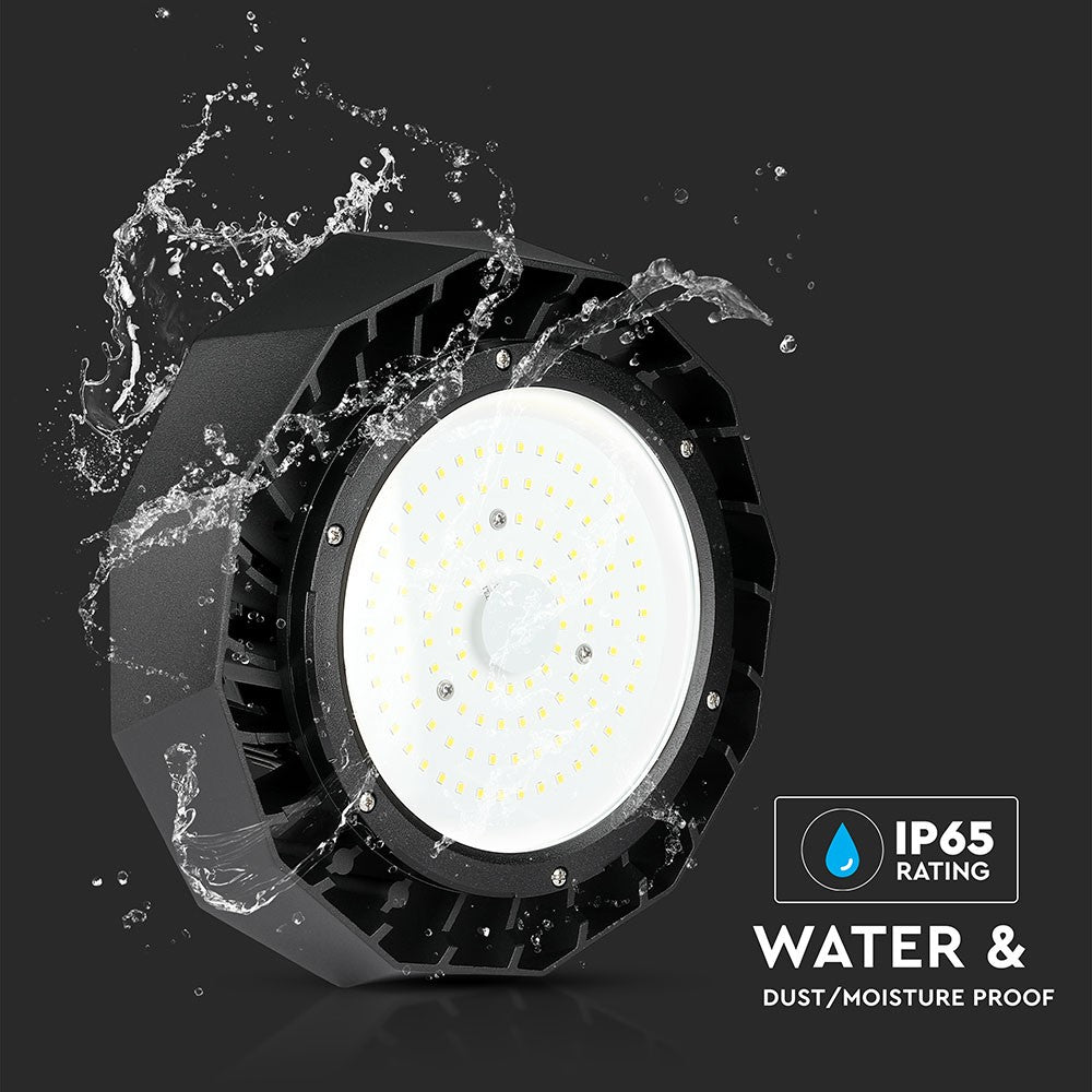 100W Oprawa Highbay LED ( Zasilacz SAMSUNG ) / Barwa:4000K / Obudowa: Czarna / Wydajność: 120lm/w