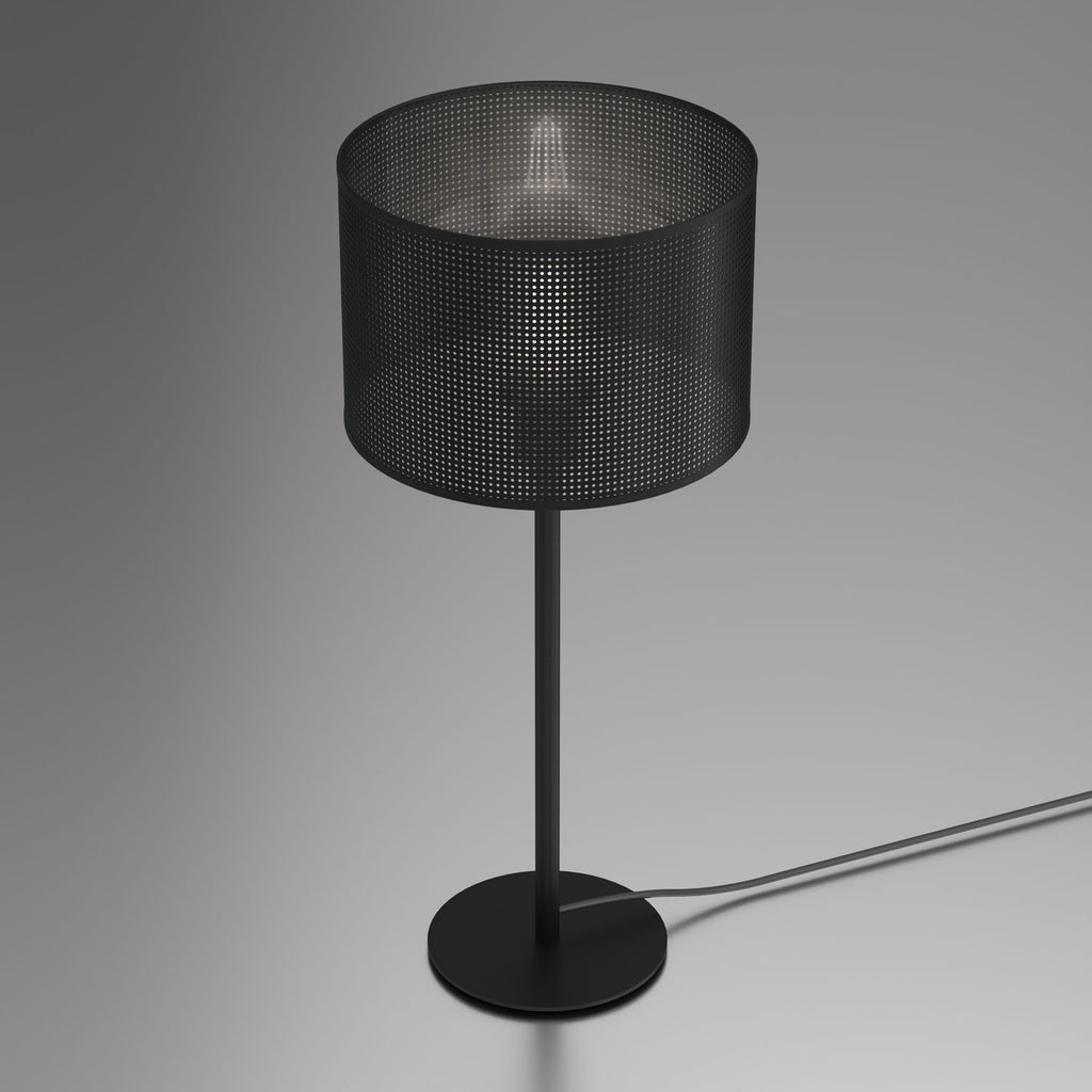 lampka gab. Loft shade H 58 black, cylinder shade dia 250, h 170 black 1xE27