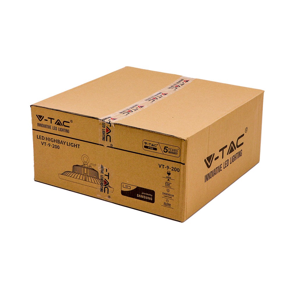 200W Oprawa Highbay LED ( Zasilacz MEANWELL ) / Chip SAMSUNG / Barwa:4000K