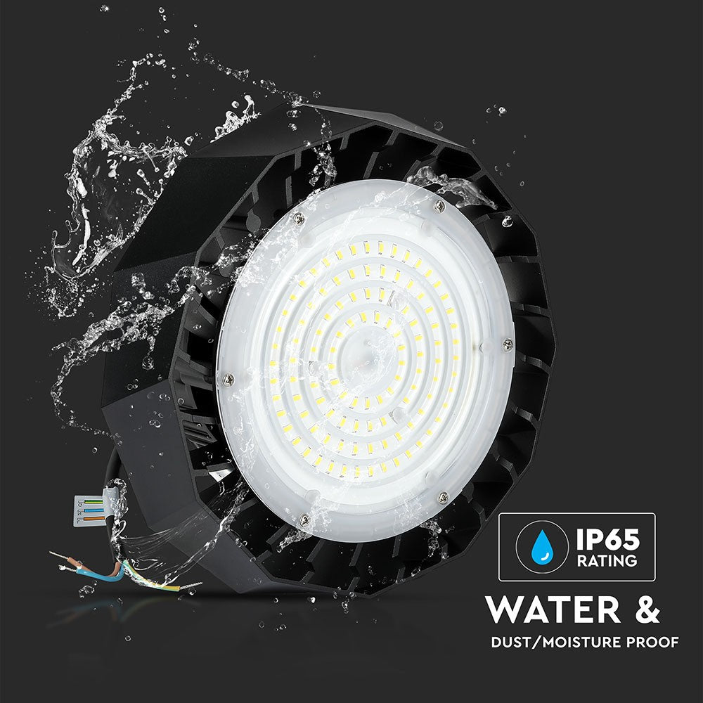 100W Oprawa Highbay LED ( Zasilacz SAMSUNG ) / Barwa:4000K / Obudowa: Czarna / Wydajność: 120lm/w / Kąt 90'