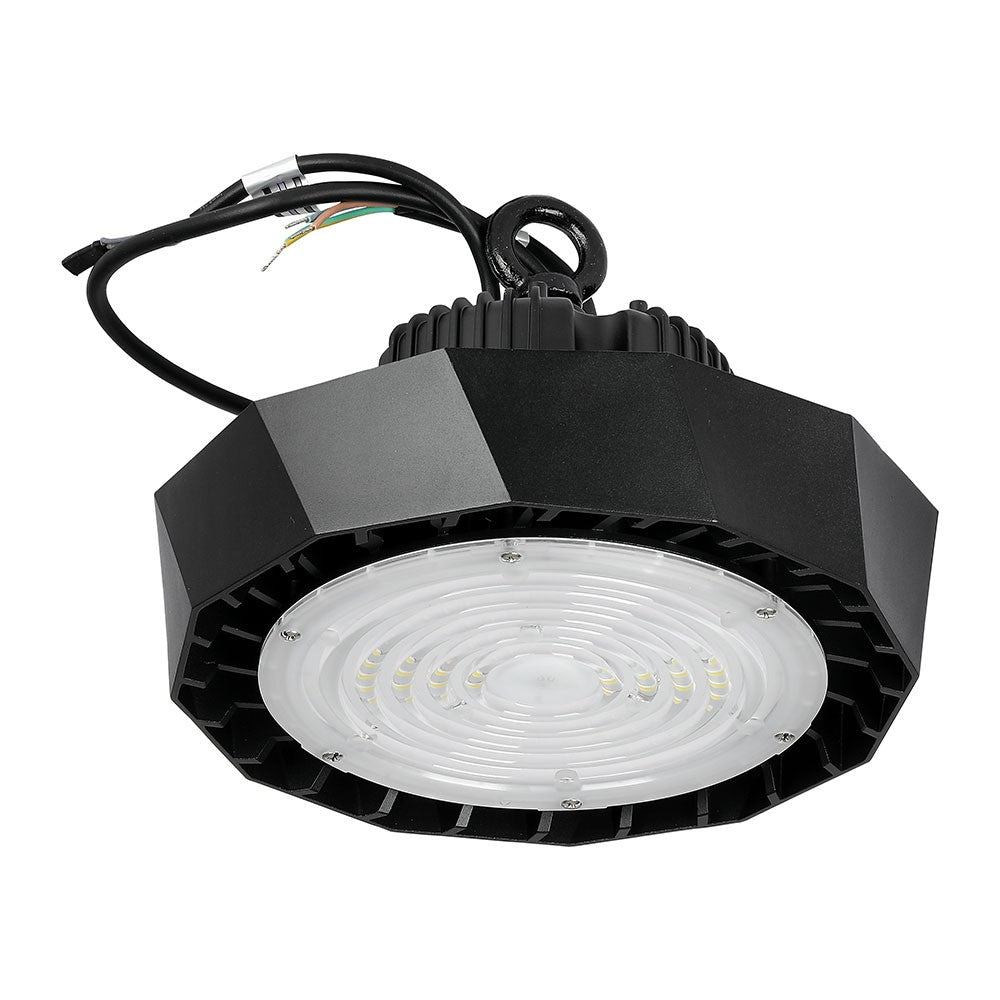 100W Oprawa Highbay LED ( Zasilacz SAMSUNG ) / Barwa:6000K / Obudowa: Czarna / Wydajność: 120lm/w / Kąt 90'