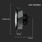 100W Oprawa Highbay LED ( Zasilacz SAMSUNG ) / Chip SAMSUNG / Barwa:4000K