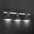 żyrandol Hakon natural wood 3xE27