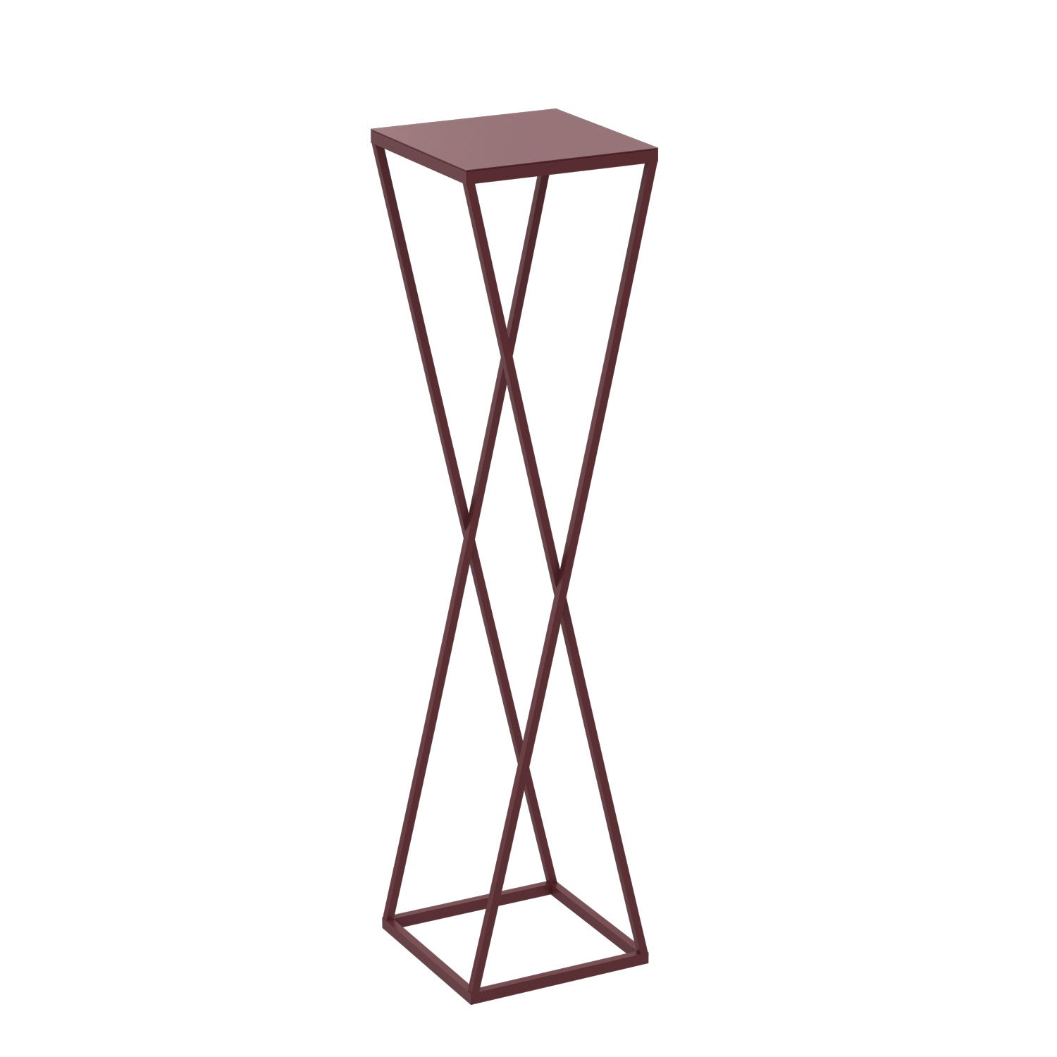 Flower stand Column B 1000x240x240 burgundy