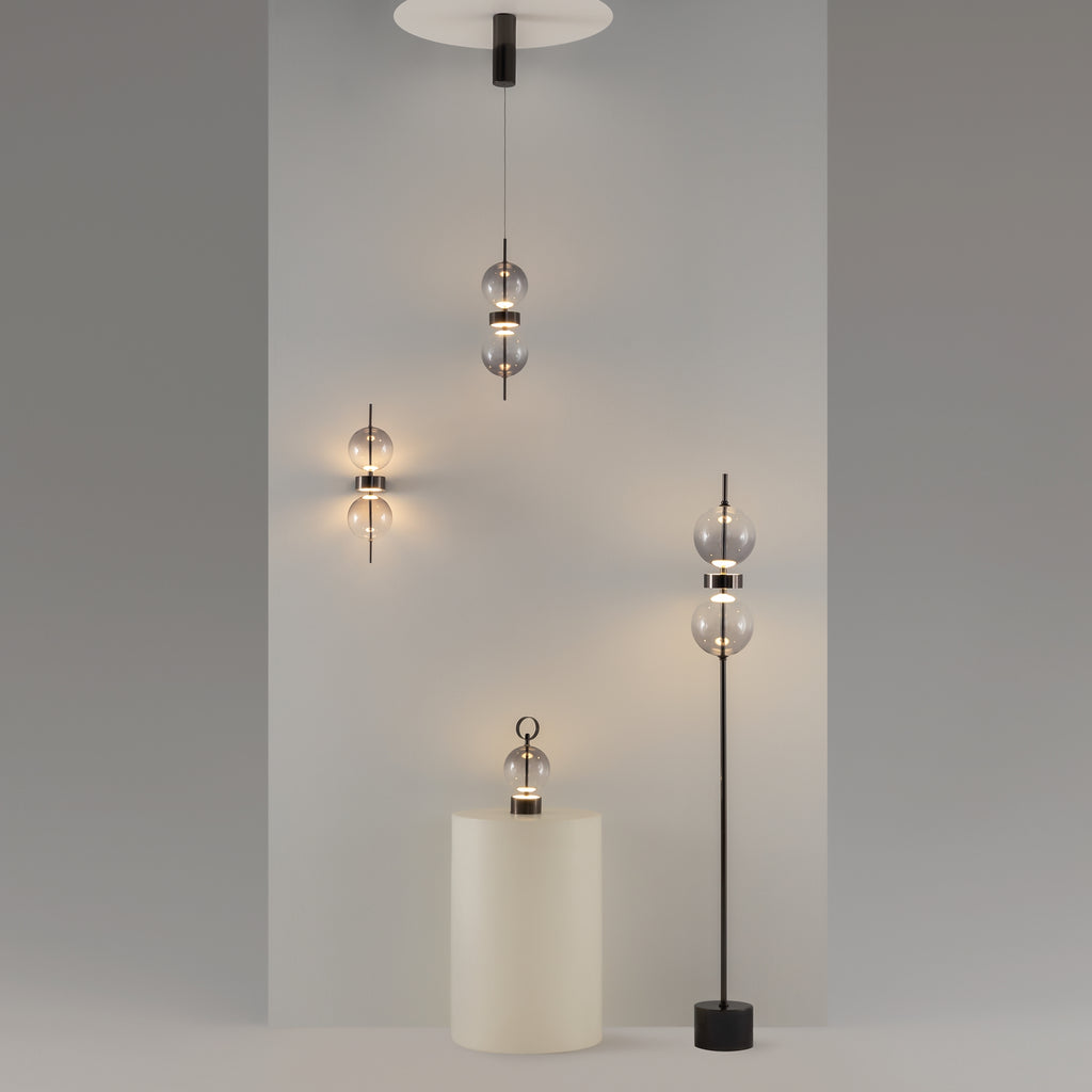Maytoni Lampa wisząca Double Moon - Metal - Czarny MOD478PL-L8B3K