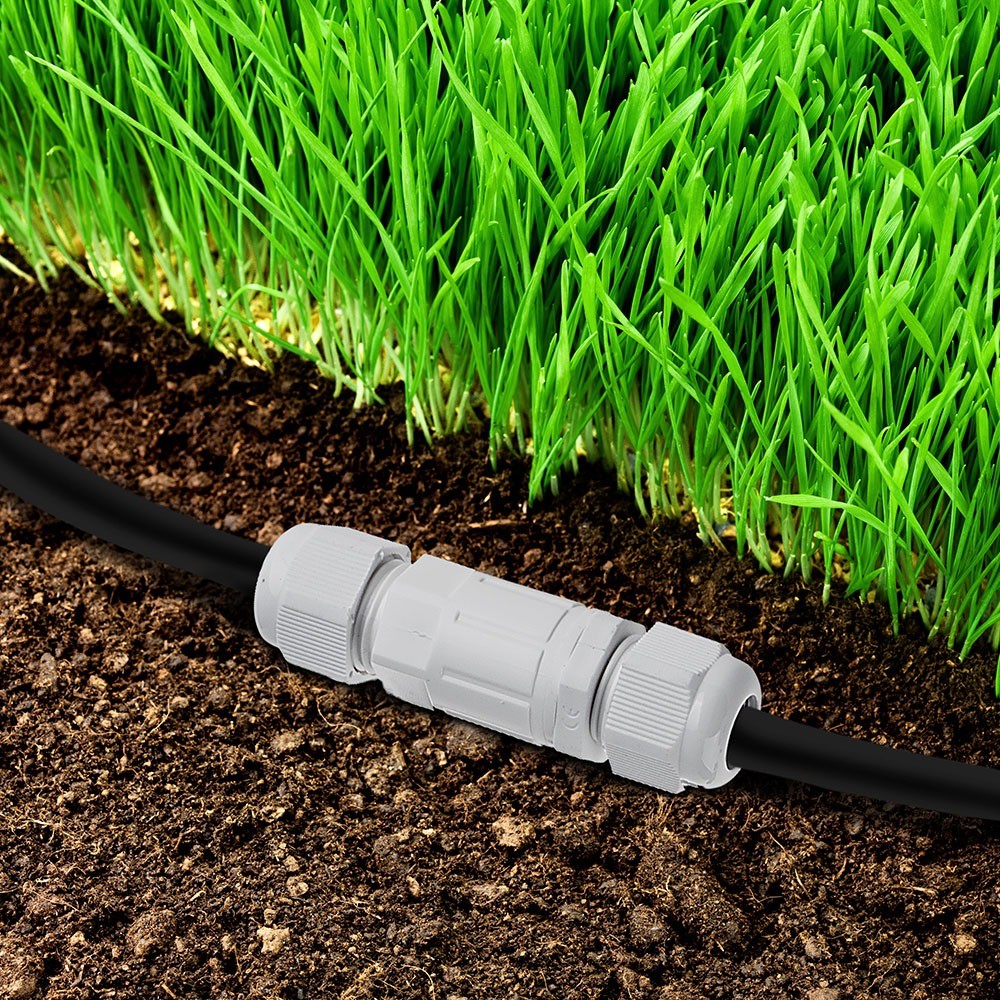 Złącze kablowe hermetyczne do przewodów elektrycznych / Ilość przewodów: 3 / Przekrój żyły: 0,75-2,5mm² / Średnica kabla: 5-9mm / IP68 / Biały