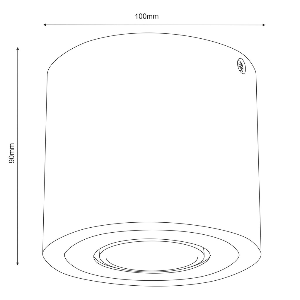 Downlight drewno + metalowy ring w kolorze czarnym 1xGU10 (Ceryfikat FSC 100%, SGSCH-COC-070615)