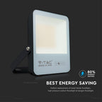 100W Naświetlacz LED SMD / Barwa:6400K / Obudowa: Czarna / Skuteczność 160lm/W