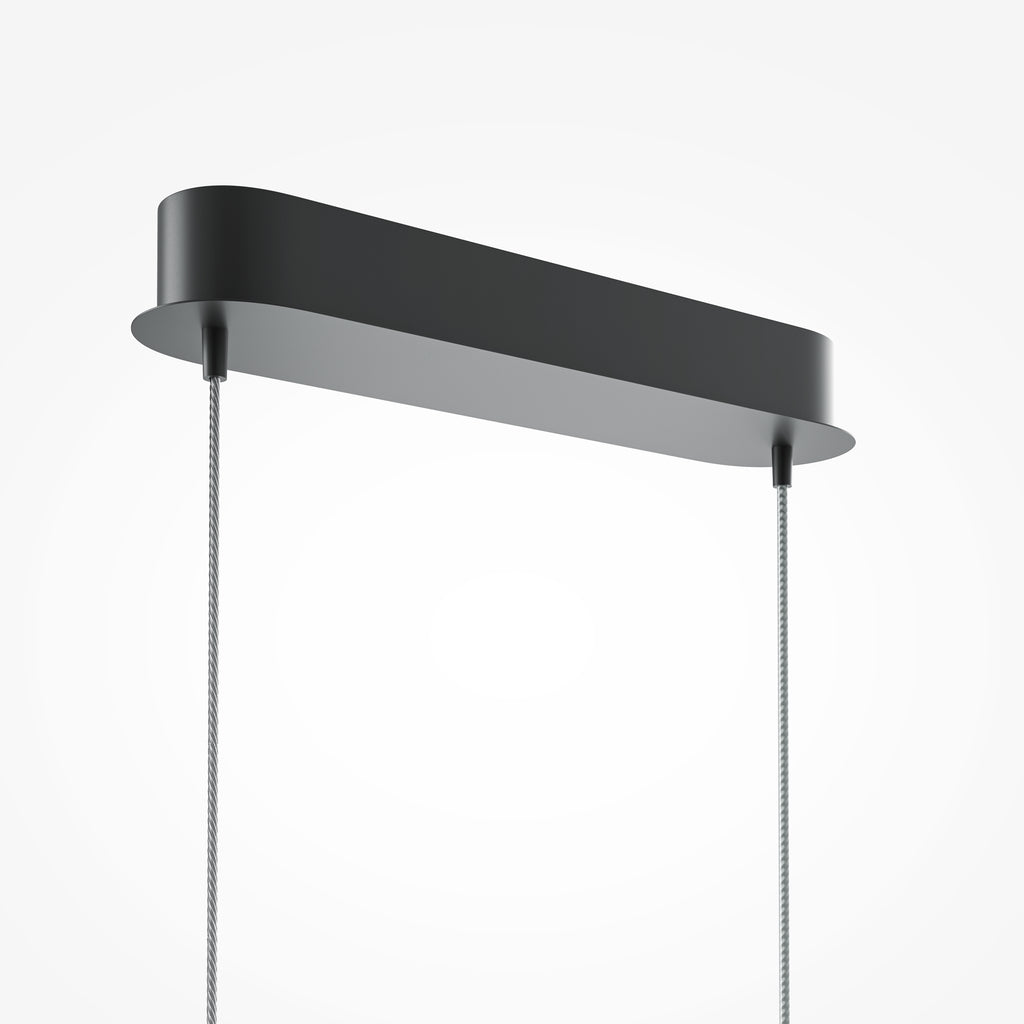 Maytoni Lampa wisząca Curve - Metal - Czarny MOD243PL-L18BK