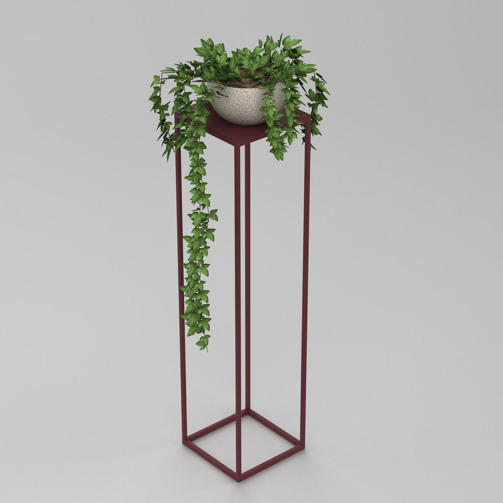 Flower stand Column A 1000x240x240 burgundy