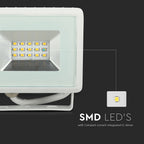 10W Naświetlacz LED SMD / Barwa:6500K / Obudowa: Biała