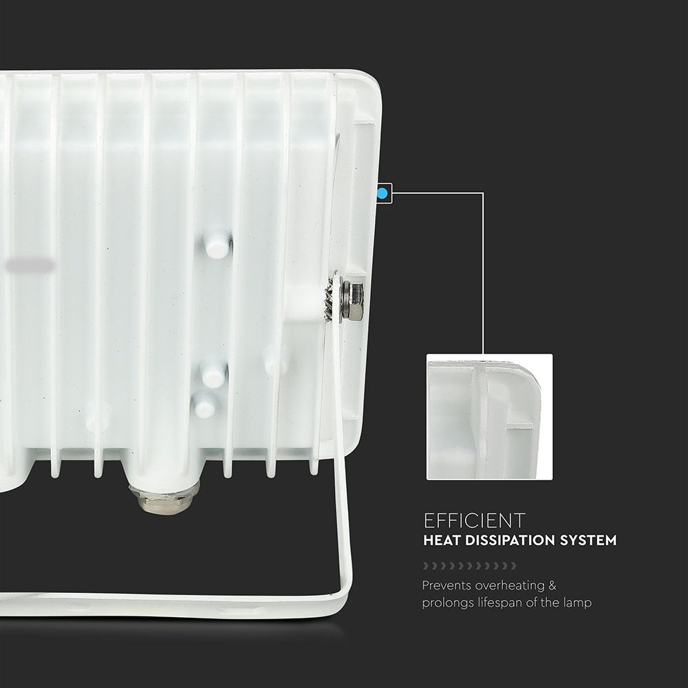 10W Naświetlacz LED SMD / Barwa:6500K / Obudowa: Biała
