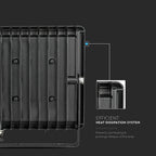 20W Naświetlacz LED SMD / Barwa:3000K / Obudowa: Czarna