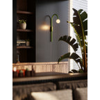 Maxlight Kinkiet Enigma - Metal + szkło - Zielony W0343