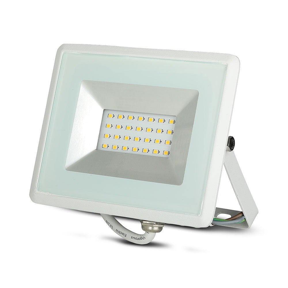 20W Naświetlacz LED SMD / Barwa:6500K / Obudowa: Biała