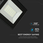 30W Naświetlacz LED SMD / Barwa:3000K / Obudowa: Czarna