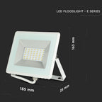 30W Naświetlacz LED SMD / Barwa:3000K / Obudowa: Biała