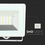 30W Naświetlacz LED SMD / Barwa:4000K / Obudowa: Biała