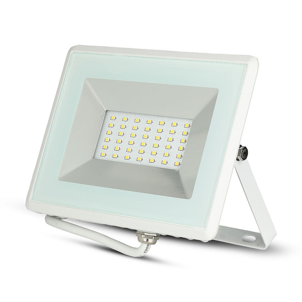 30W Naświetlacz LED SMD / Barwa:3000K / Obudowa: Biała