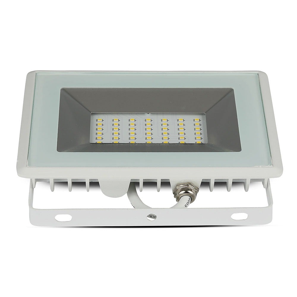 30W Naświetlacz LED SMD / Barwa:6500K / Obudowa: Biała
