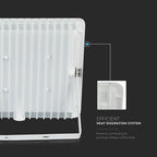 50W Naświetlacz LED SMD / Barwa:6500K / Obudowa: Biała