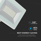 50W Naświetlacz LED SMD / Barwa:3000K / Obudowa: Biała