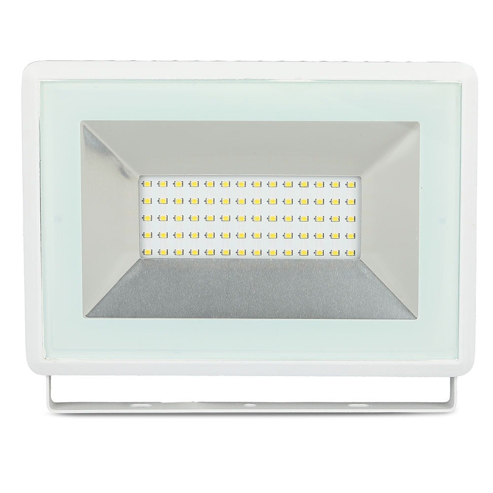 50W Naświetlacz LED SMD / Barwa:6500K / Obudowa: Biała