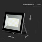 100W Naświetlacz LED SMD / Barwa:4000K / Obudowa: Czarna