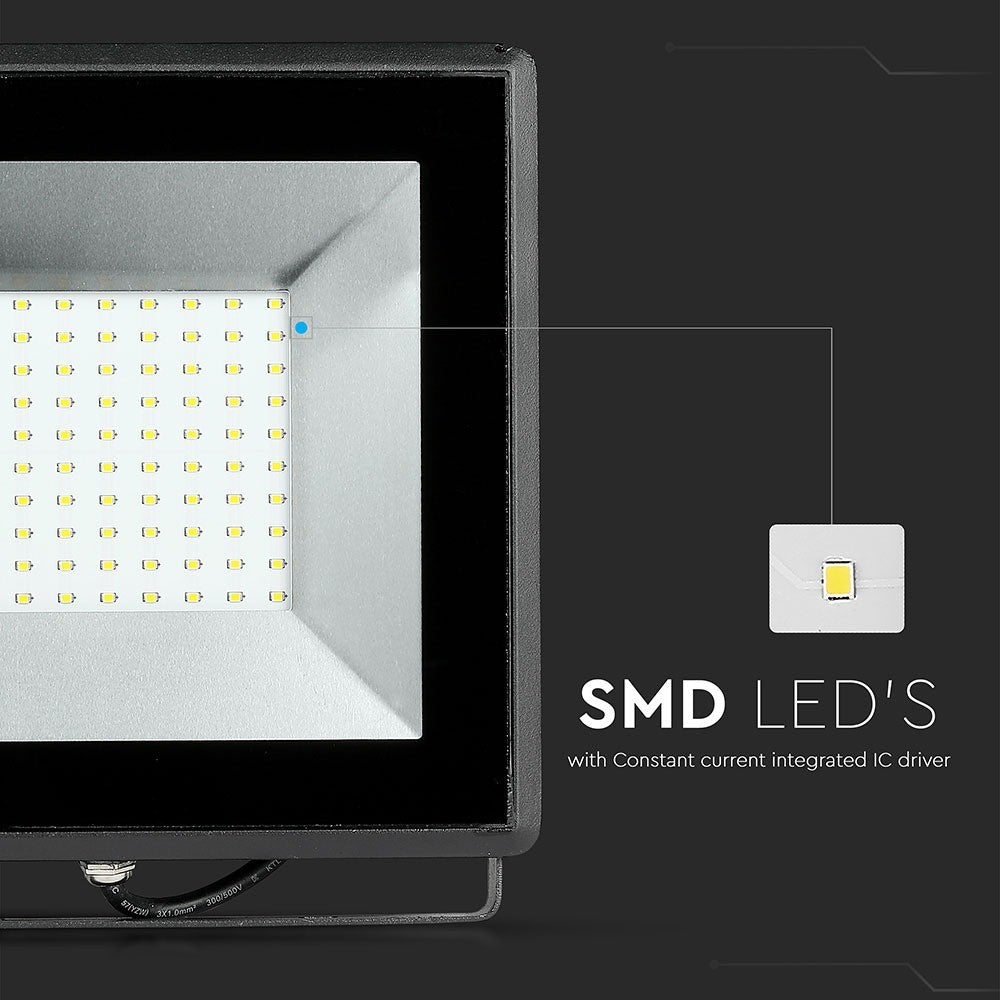 100W Naświetlacz LED SMD / Barwa:4000K / Obudowa: Czarna