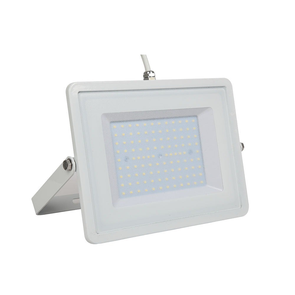 100W Naświetlacz LED SMD Slim / Barwa: 4000K / Obudowa: Biała