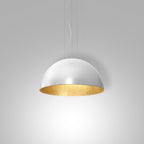 żyrandol Compo 1/2 bool ( dia 600) white/gold 1xE27