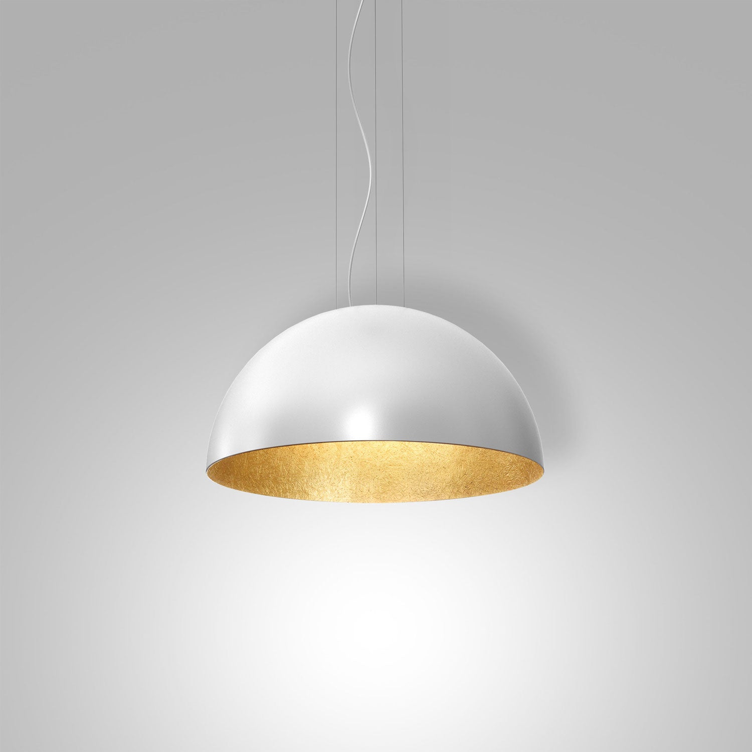 żyrandol Compo 1/2 bool ( dia 600) white/gold 1xE27