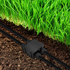 Złącze kablowe hermetyczne do przewodów elektrycznych / Ilość przewodów: 4 / Przekrój żyły: 0,5-2,5mm² / Średnica kabla: 8-12mm / IP68 / Czarny